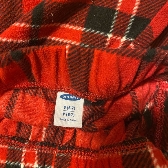 Festive PJ pants for boys size 6-7 - Picture 2 of 2